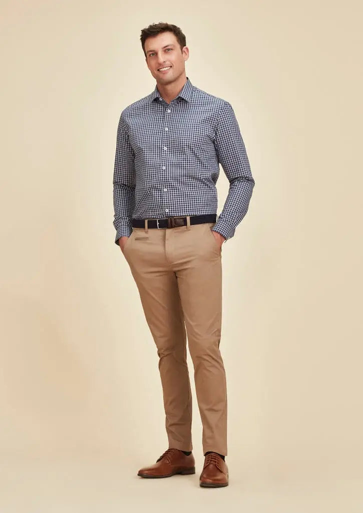 Biz Collection Traveller Men's Tapered Chino Pants RGP263M - Flash Uniforms